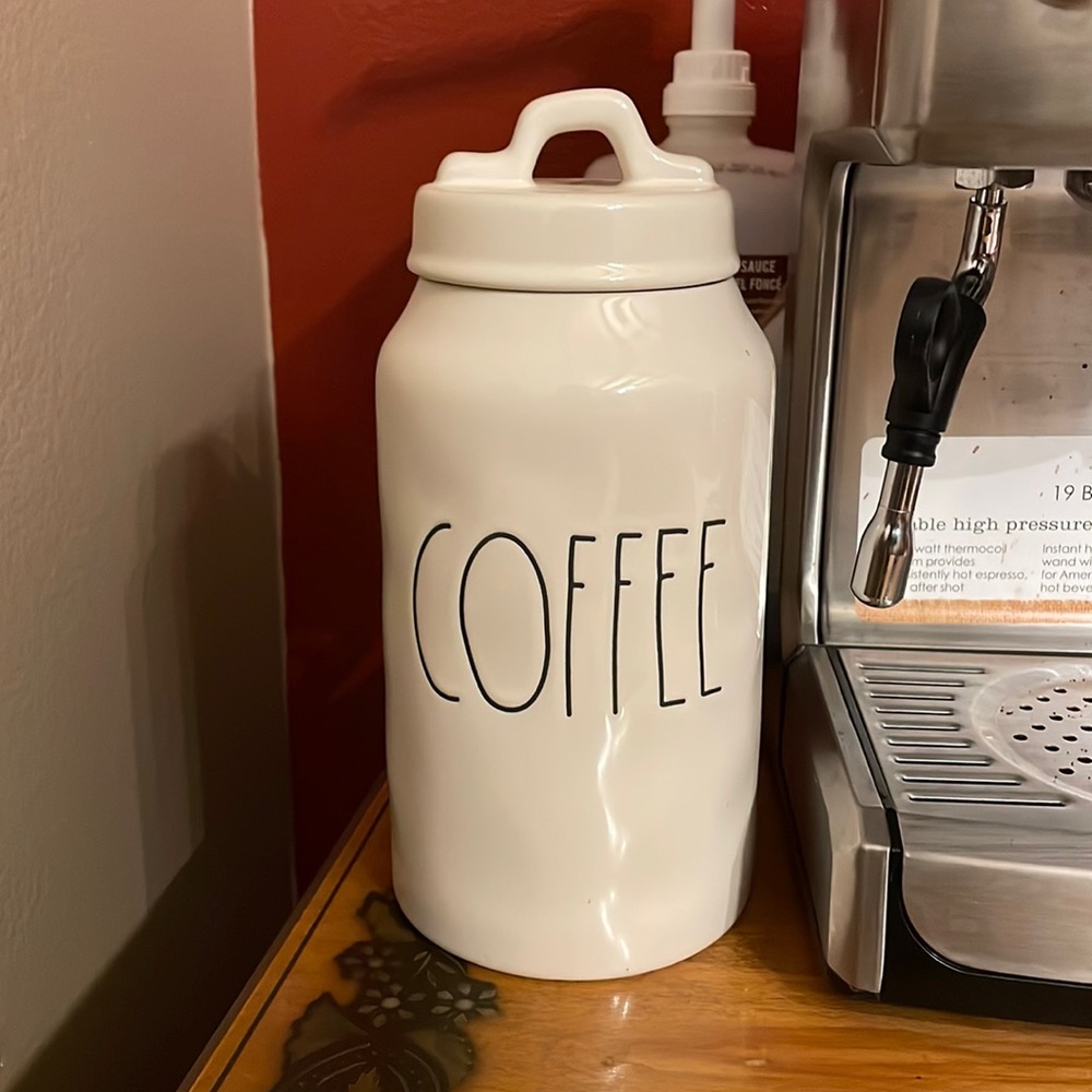 Rae Dunn Coffee canister. Brand  New.